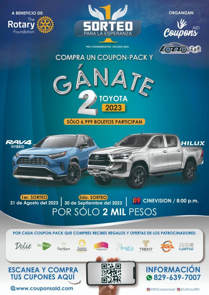 Ganate un Toyota RAV4 y una Camioneta Hilux / 2023