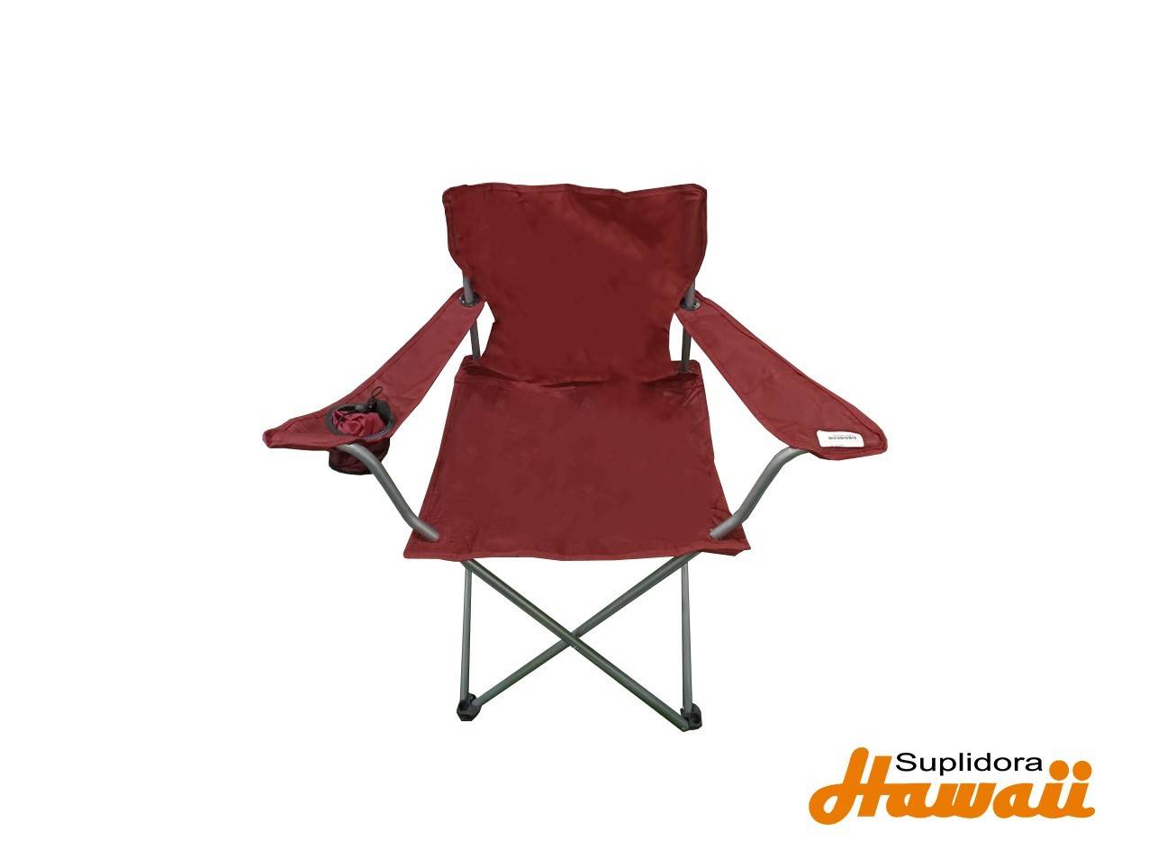 SILLA DPLAYA PLEGABLE ROJO VINO CN-2056